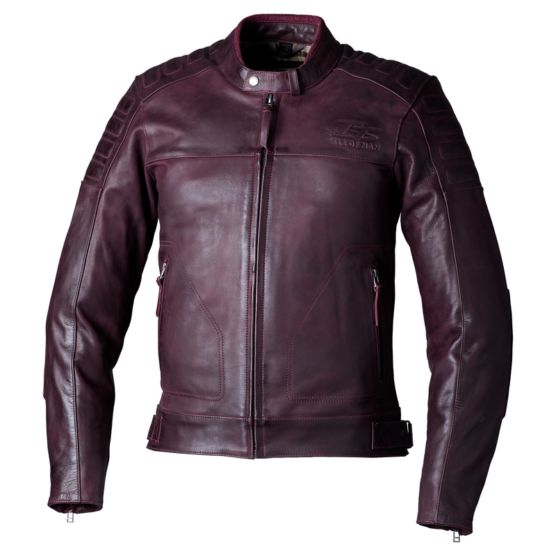 Rst - Jackt Brandish2 Lth Men Ce, Red, 46