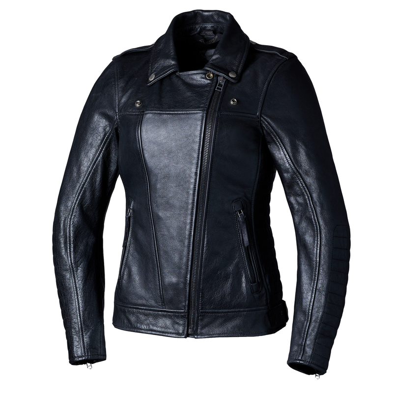 Rst - Jkt Lth Ripley 2 Lady, Blk CE Zwart