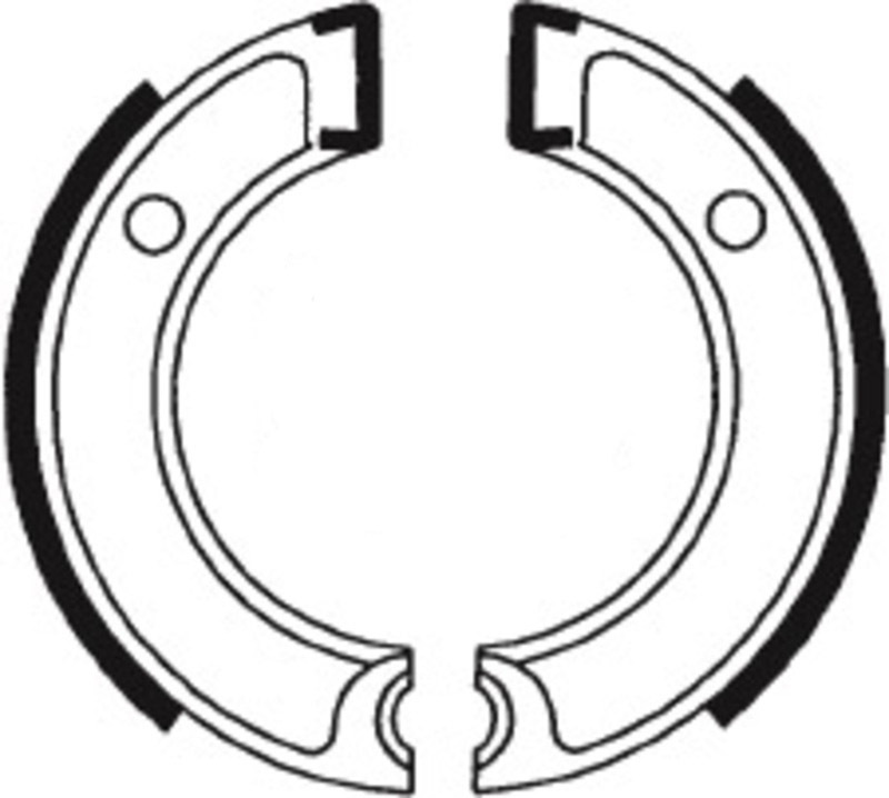 Tecnium - Brake Shoe BA112 Organisch voor Scooter/Off-Road