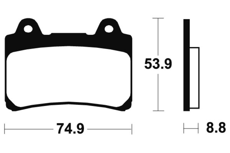Tecnium - Brake Pads Organic voor Street