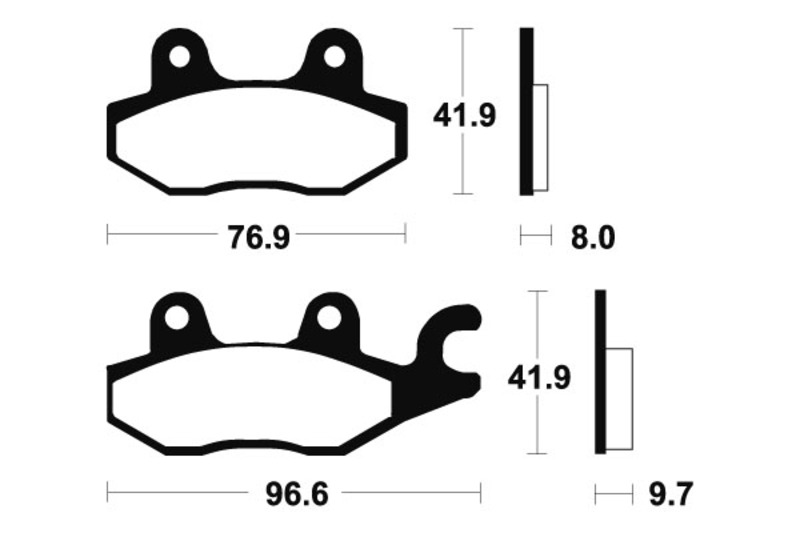 Tecnium - Brake Pads Ma133 Organisch