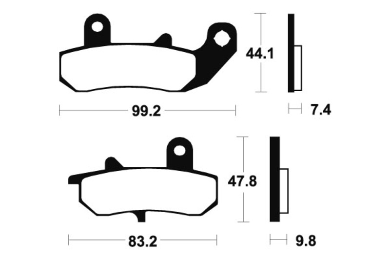 Tecnium - Brake Pads Organic