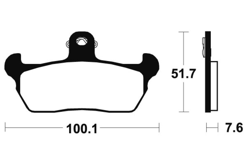 Tecnium - Brake Pads Organic voor Street