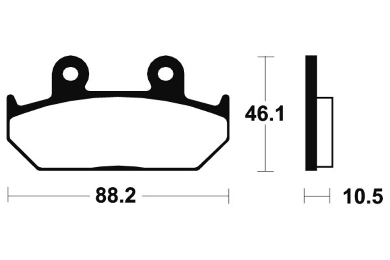Tecnium - Brake Pads Organic MA147