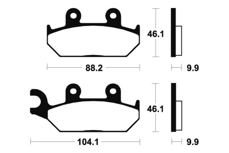 Tecnium - Brake Pads Ma150 Organic