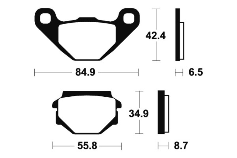 Tecnium - Brake Pads Ma151 Organic