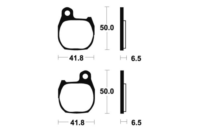 Tecnium - Brake Pads Organic voor Street
