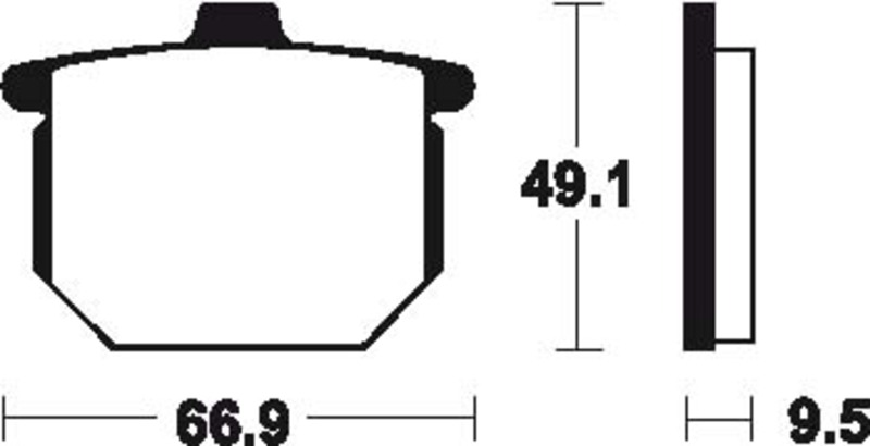 Tecnium - Brake Pads Ma17 Organic