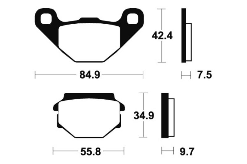 Tecnium - Brake Pads Organic