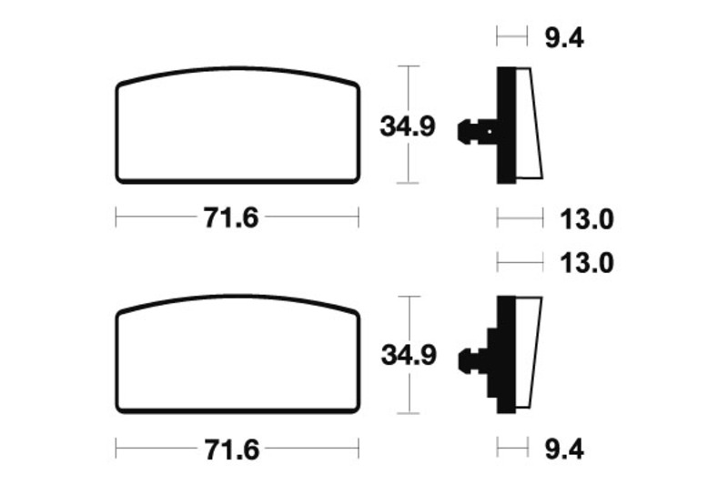 Tecnium - Brake Pads Ma20 Organic