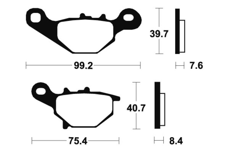 Tecnium - Brake Pads Ma202 Organic