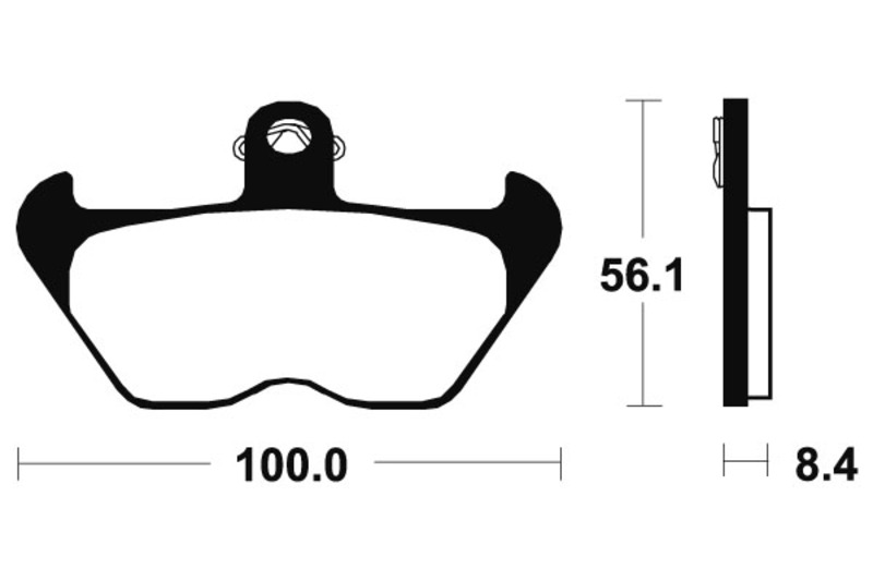 Tecnium - Brake Pads Organic voor Street