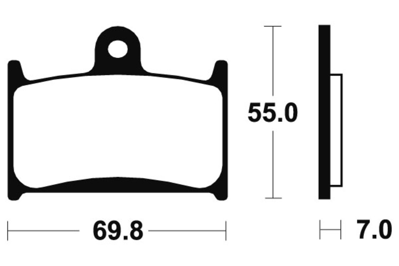 Tecnium - Brake Pads Organic voor Street