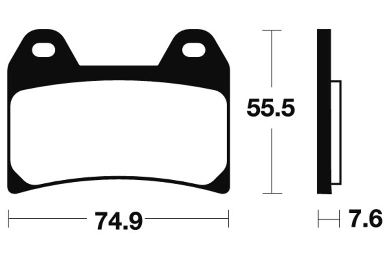 Tecnium - Brake Pads Organic voor Street