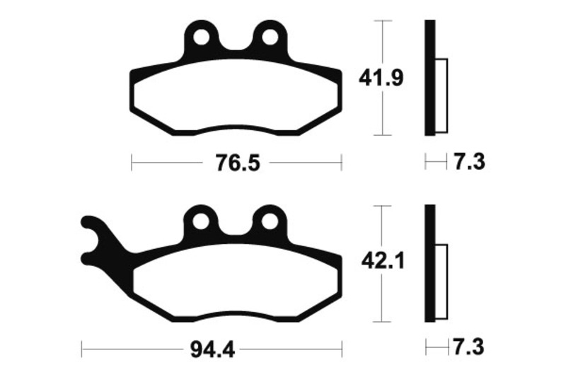 Tecnium - Brake Pads Organic