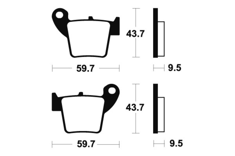 Tecnium - Brake Pads Organic