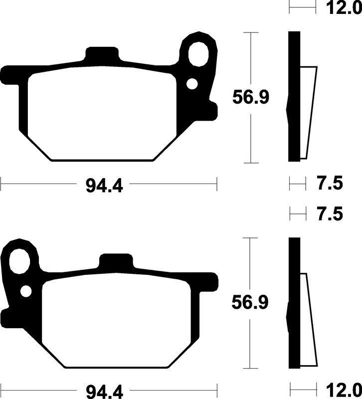 Tecnium - Brake Pads Ma28 Organic