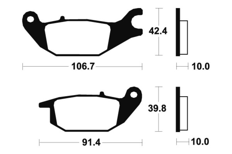 Tecnium - Brake Pads Organic