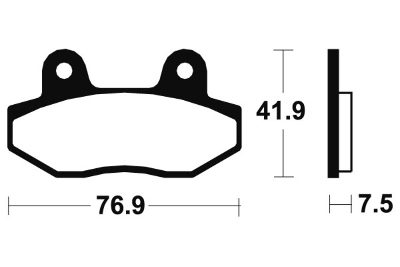 Tecnium - Brake Pads Ma314 Organisch