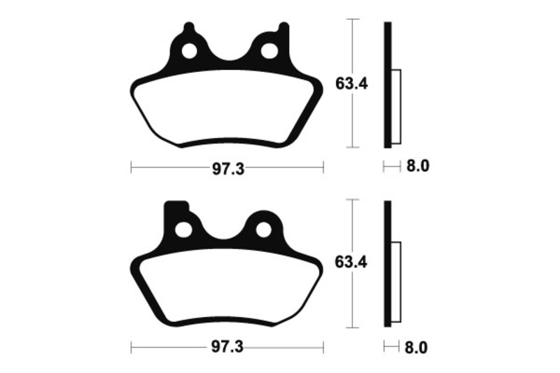 Tecnium - Brake Pads Organic MA326