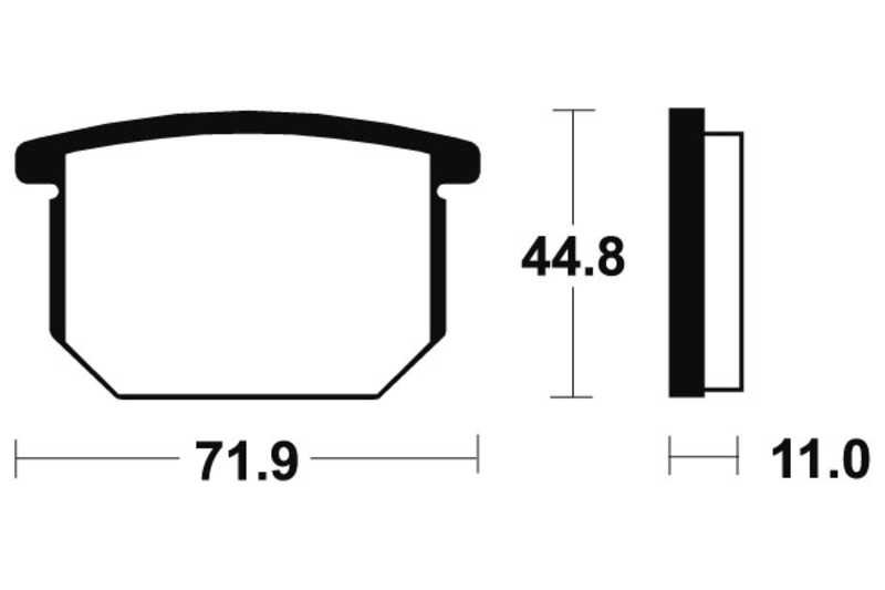Tecnium - Brake Pads Ma34 Organisch