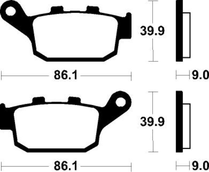 Tecnium - Brake Pads Organic