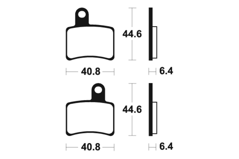 Tecnium - Brake Pads Organic voor Street MA396