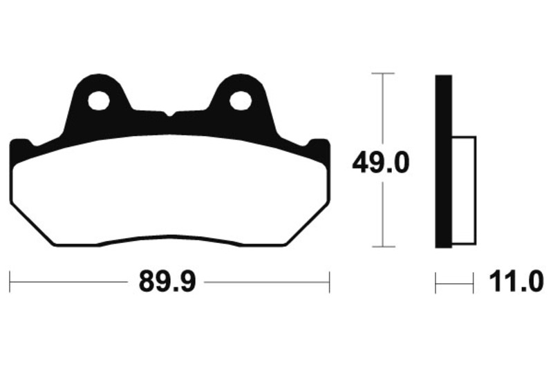 Tecnium - Brake Pads Organic voor Street