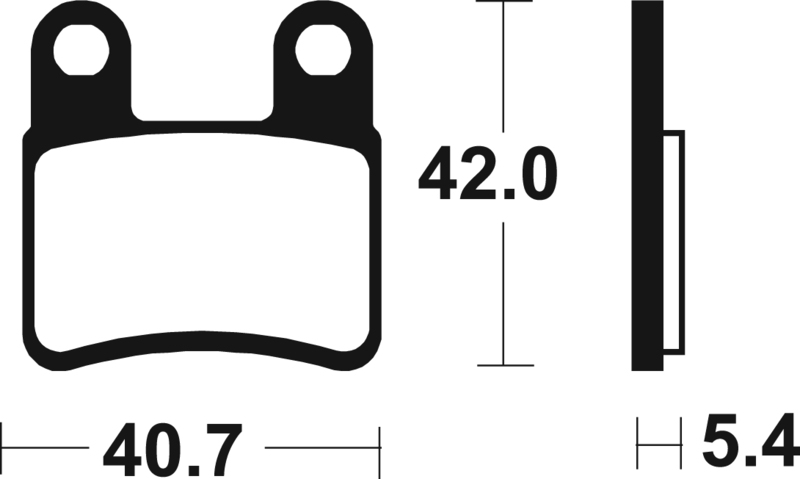 Tecnium - Brake Pads Organic voor Street