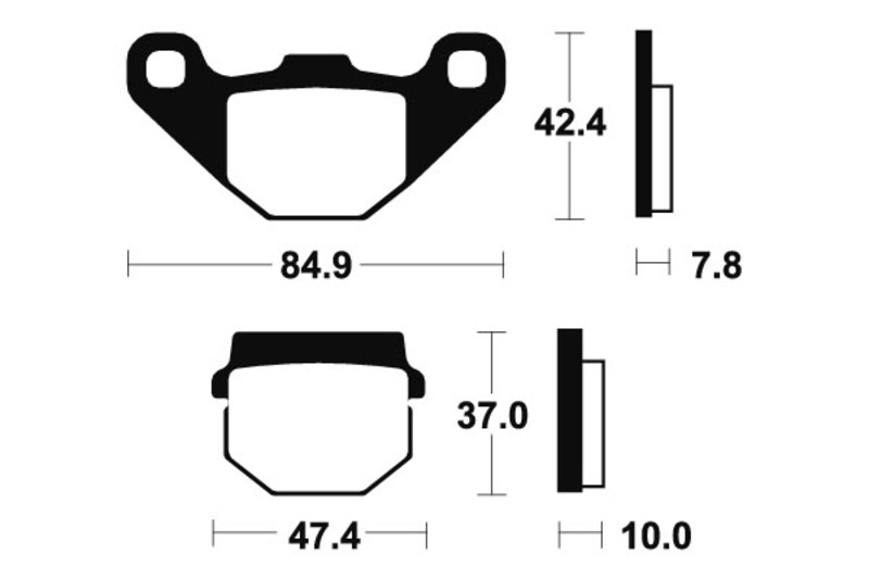 Tecnium - Brake Pads Ma48 Organic