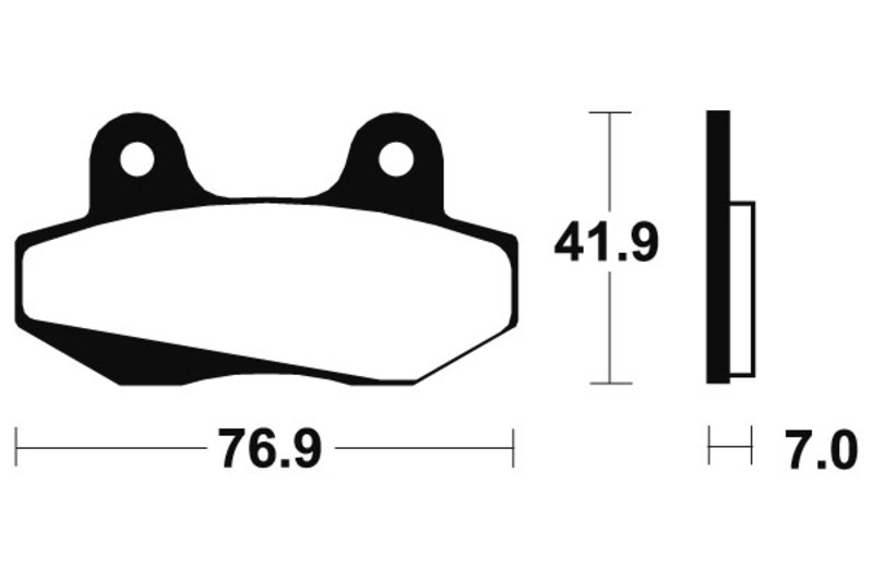 Tecnium - Brake Pads Ma51 Organic