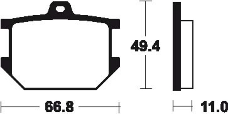 Tecnium - Brake Pads Ma7 Organic