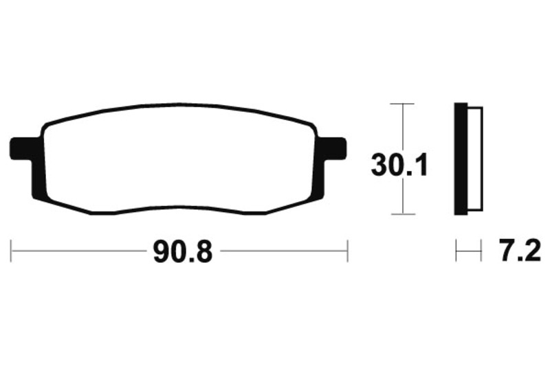 Tecnium - Brake Pads Ma80 Organic