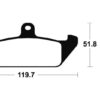 Tecnium - Brake Pads Ma94 Organic