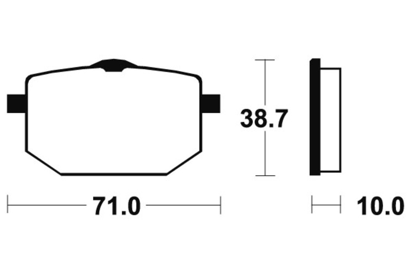 Tecnium - Brake Pads Ma96 Organic