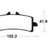 Tecnium - Brake Pads Sinter Metal Carbon