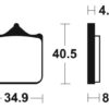 Tecnium - Brake Pads MCR370 Sinter Metal Carbon