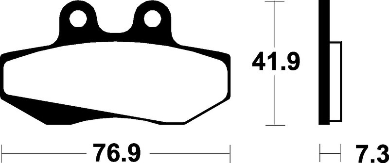Tecnium - Brake Pads Organic voor Scooter