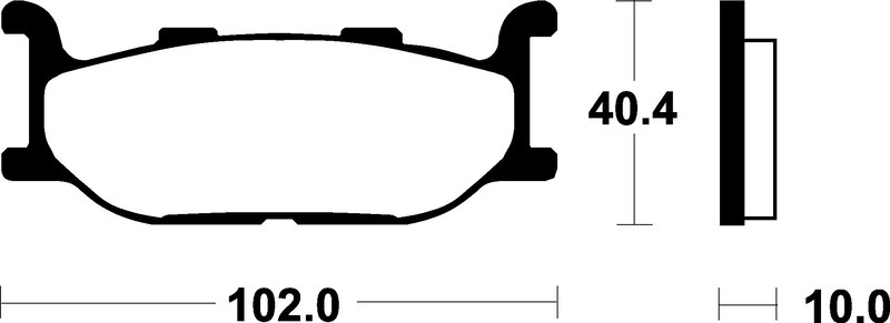 Tecnium - Brake Pads Organic voor Scooter