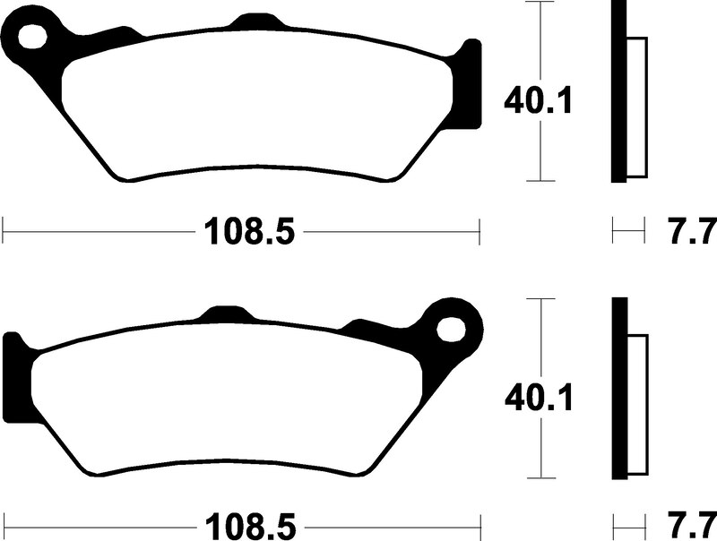 Tecnium - Brake Pads Organic voor Scooter