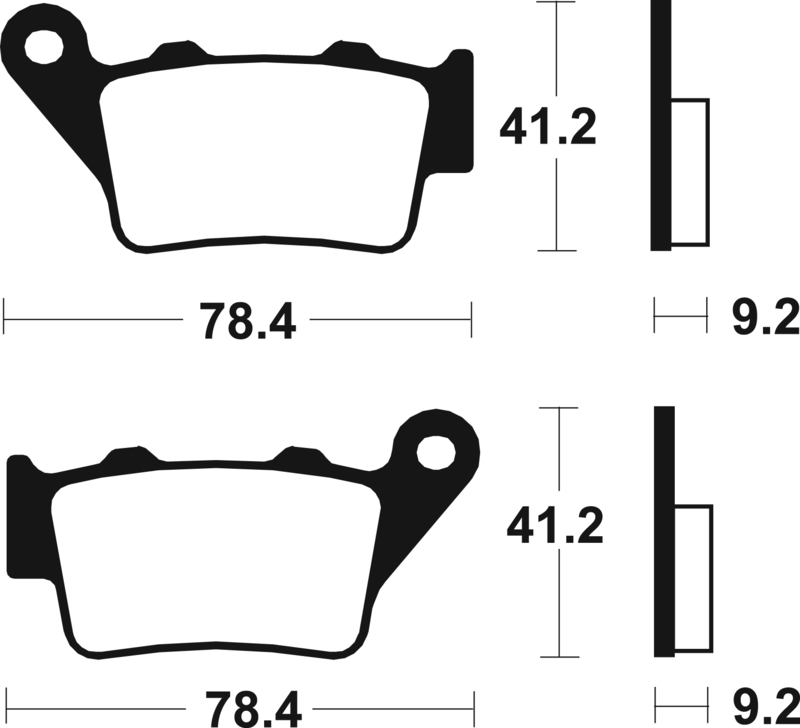 Tecnium - Brake Pads Organic voor Scooter