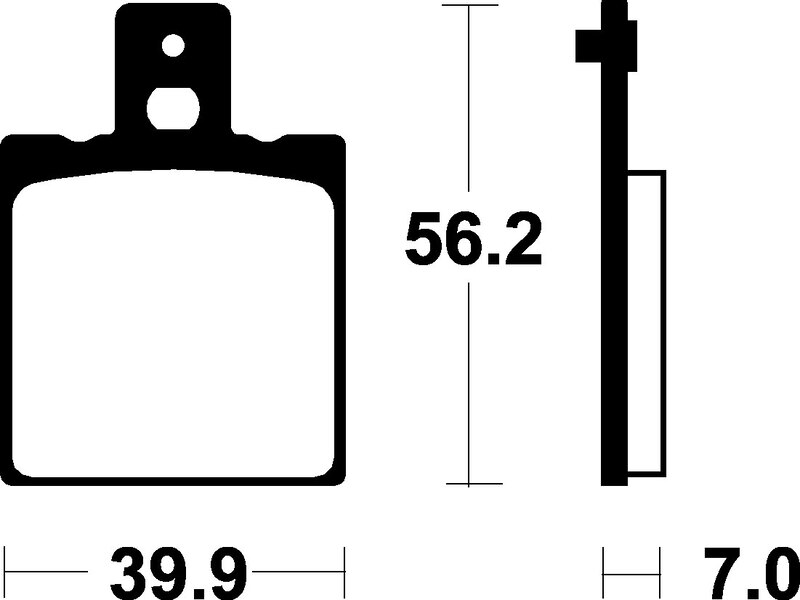 Tecnium - Brake Pads Me19 Organic voor Scooter