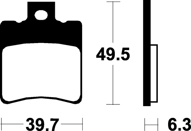 Tecnium - Brake Pads Organic voor Scooter