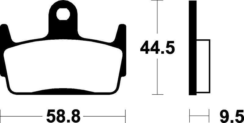 Tecnium - Brake Pads Organic voor Scooter