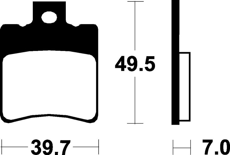 Tecnium - Brake Pads Me225 Organic voor Scooter