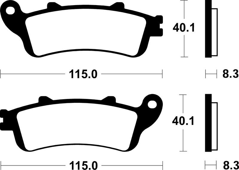 Tecnium - Brake Pads Organic voor Scooter