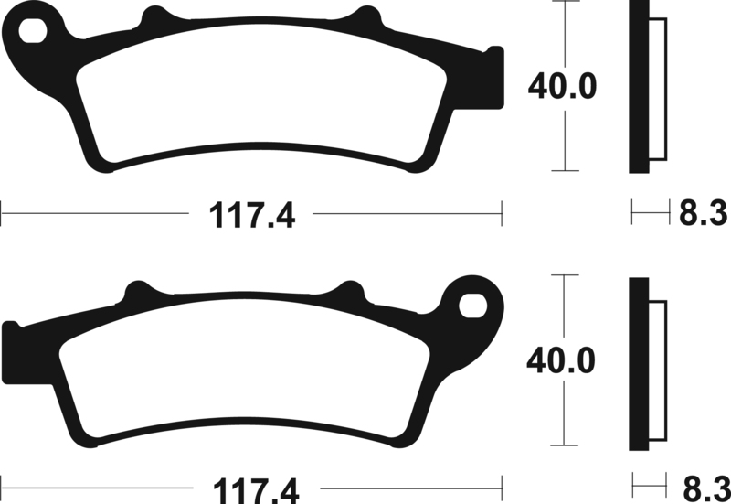 Tecnium - Brake Pads Organic voor Scooter