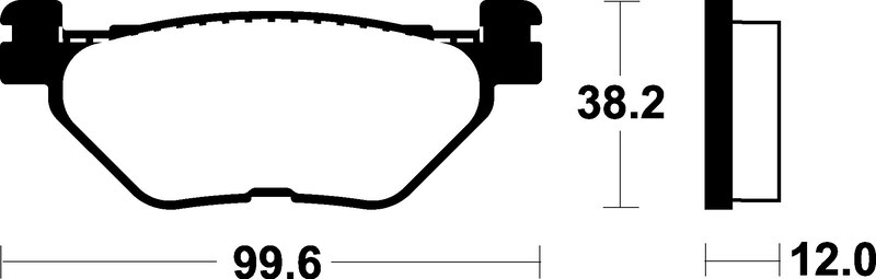 Tecnium - Brake Pads Organic voor Scooter