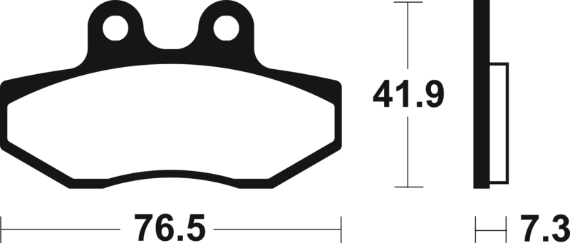 Tecnium - Brake Pads Organic voor Scooter