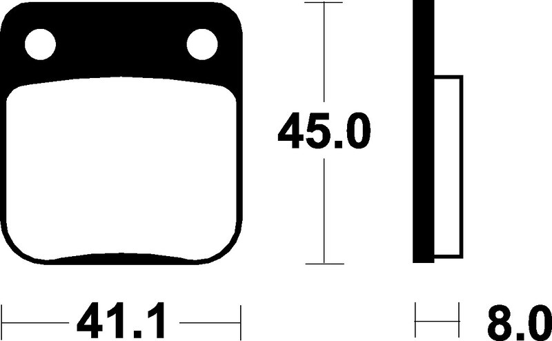 Tecnium - Brake Pads Me36 Organic voor Scooter